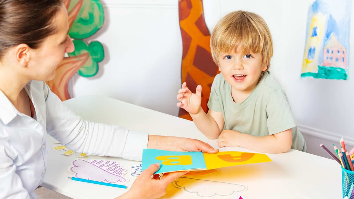 Early intervention ABA therapy session